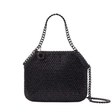 STELLA MCCARTNEY FALABELLA SEQUIN TINY TOTE BAG