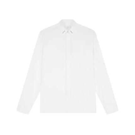 GIVENCHY SHIRT IN POPLIN WITH COLLAR DETAILS