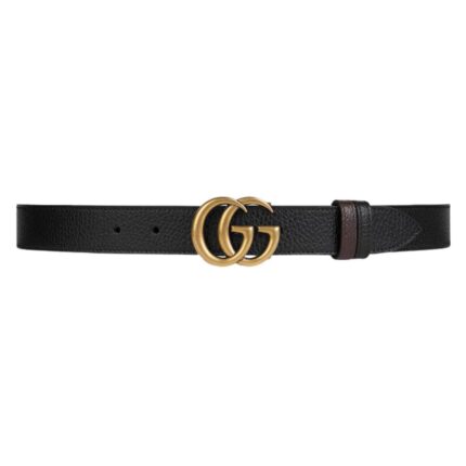 GUCCI GG MARMONT REVERSIBLE THIN BELT