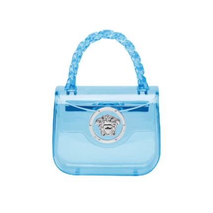 VERSACE LA MEDUSA TRANSPARENT MINI BAG