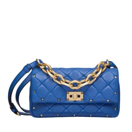 VALENTINO GARAVANI ROCKSTUD SPIKE IN NAPPA PATCHWORK