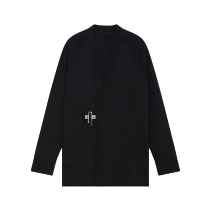 GIVENCHY U LOCK CARDIGAN IN WOOL AND SILK