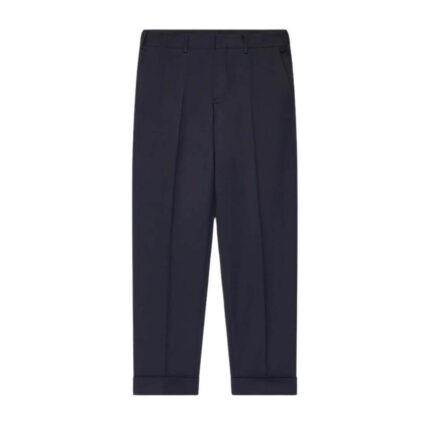 DRIES VAN NOTEN TAPERED CUFFED PANTS