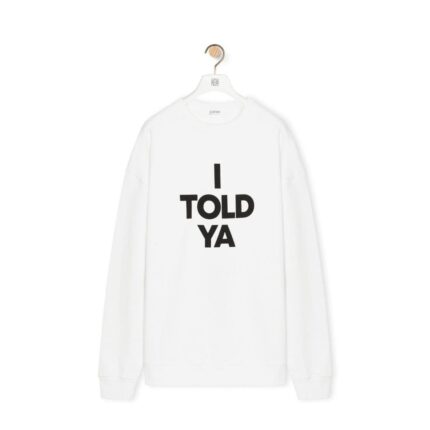 LOEWE RELAXED FIT SWEATSHIRT IN COTTON