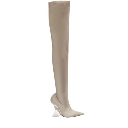 THE ATTICO ''CHEOPE'' GREY THIGH HIGH